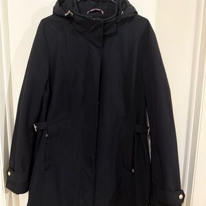 Tommy Hilfiger Womens Coat Jacket Black XL
